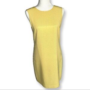 Versace X HM Collab Yellow Studded 100% Silk Sleeveless Mini Dress 8